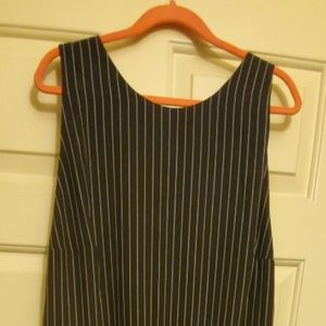 Forever 21 Pinstripe wide leg jumpsuit